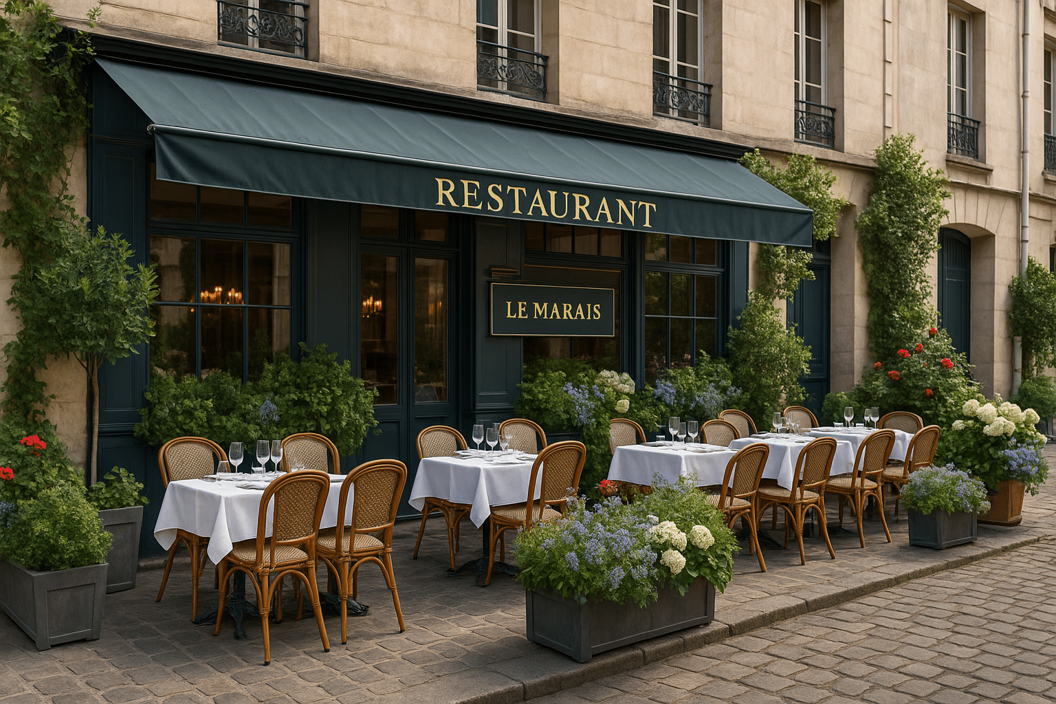 Marais : le guide comparatif des restaurants — budget, vegan & terrasses