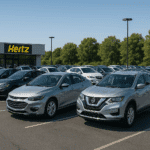 hertz parking voitures à louer